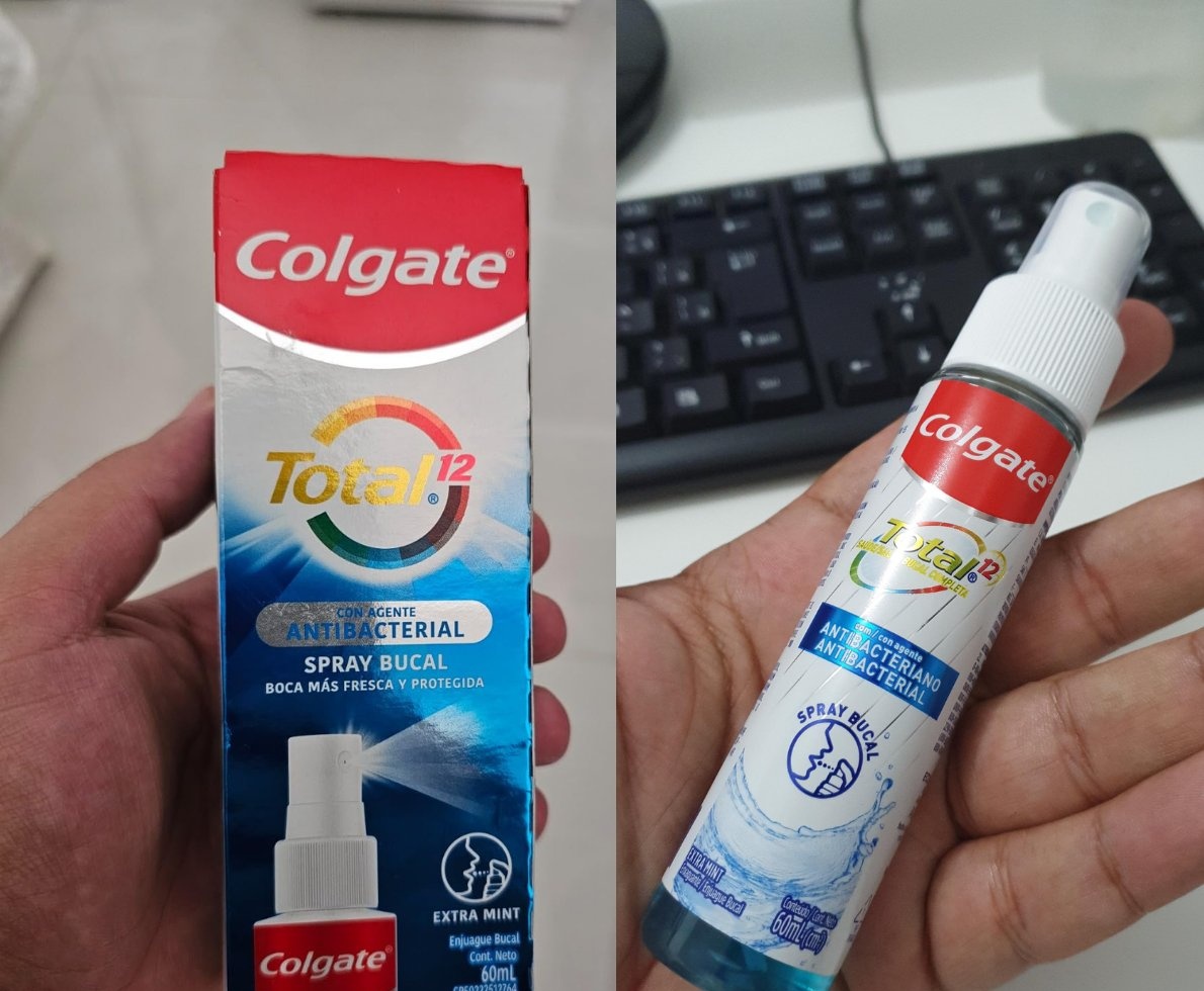 Colgate Total Spray Bucal Antibacteriano Refrescante 60ml