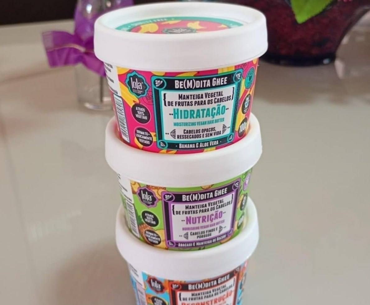 Kit Cronograma Capilar Bem dita Ghee 3 Produtos, Lola Cosmetics