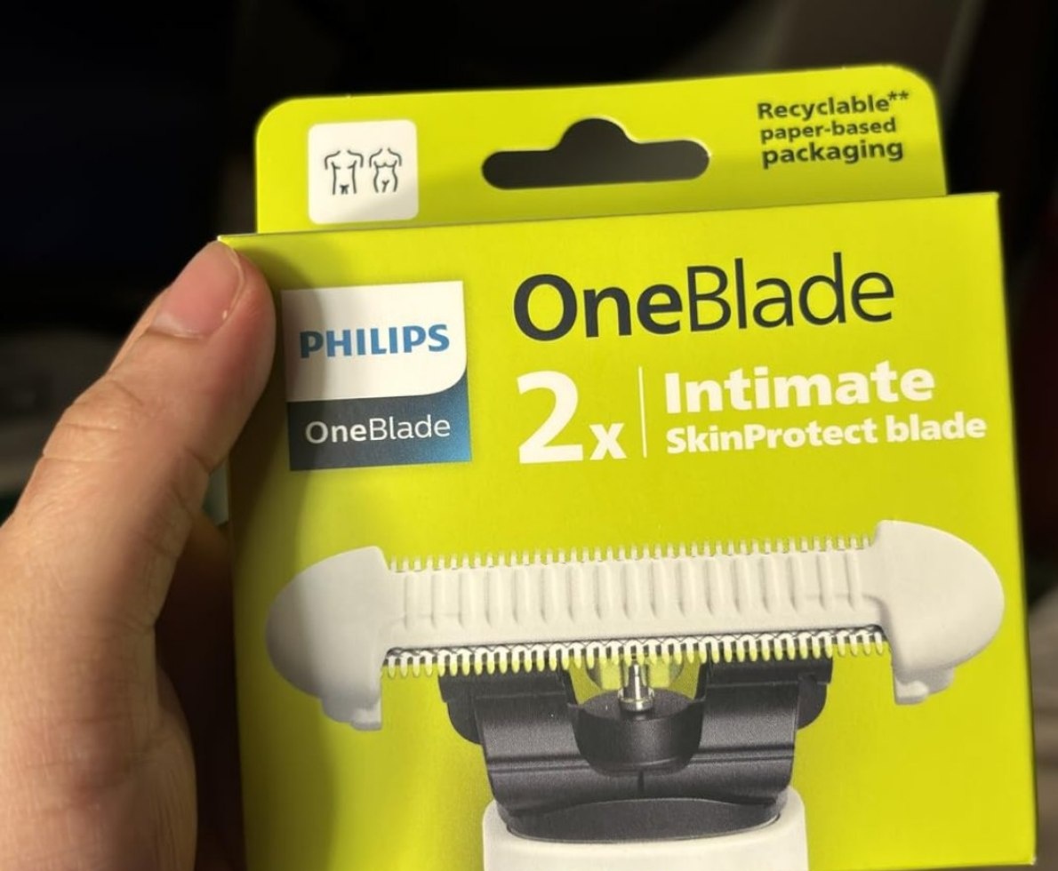Lâminas de Reposição Phillips OneBlade Intimate - 2 unidades