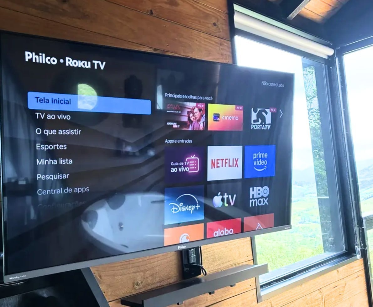Smart TV 43 Philco P43vik Roku