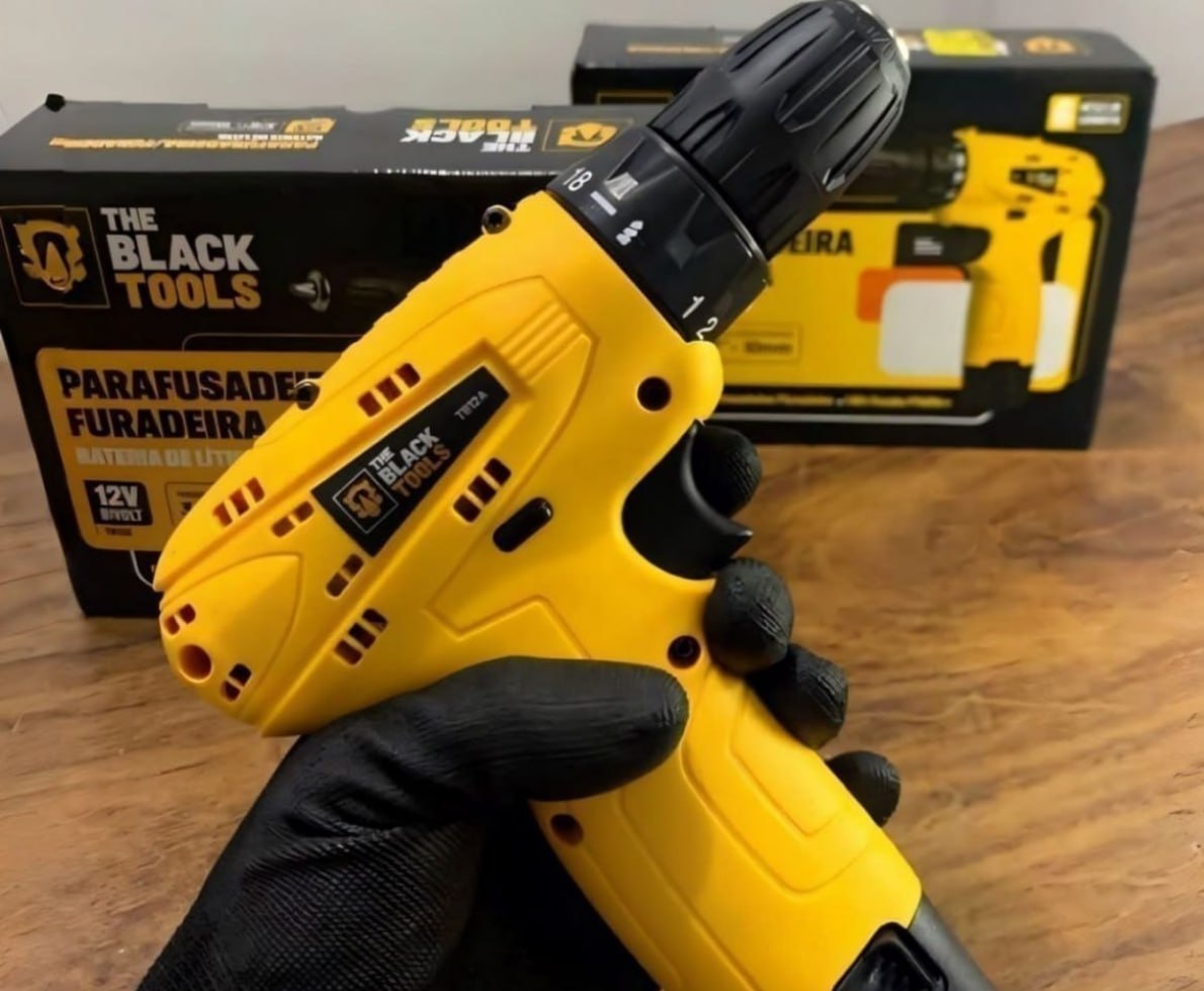 Parafusadeira Furadeira The Black Tools