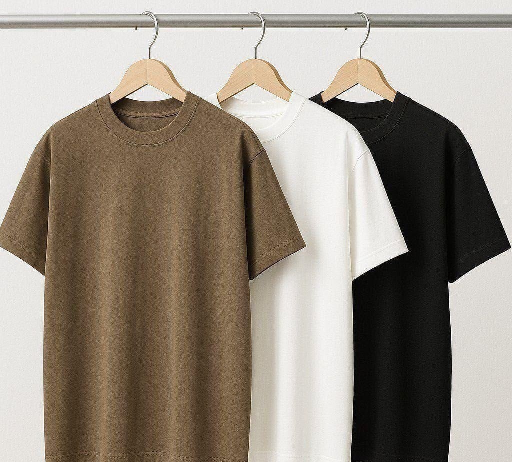 Kit 03 Camisetas Oversized Algodão