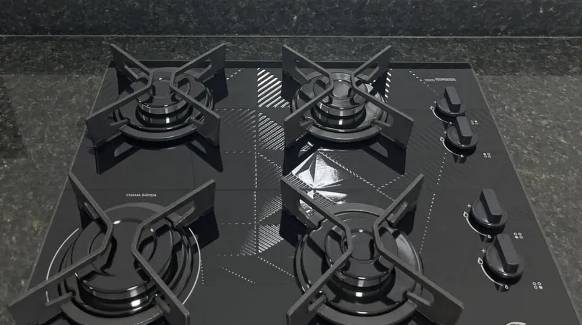 Cooktop Fit Line Fischer 4 Bocas