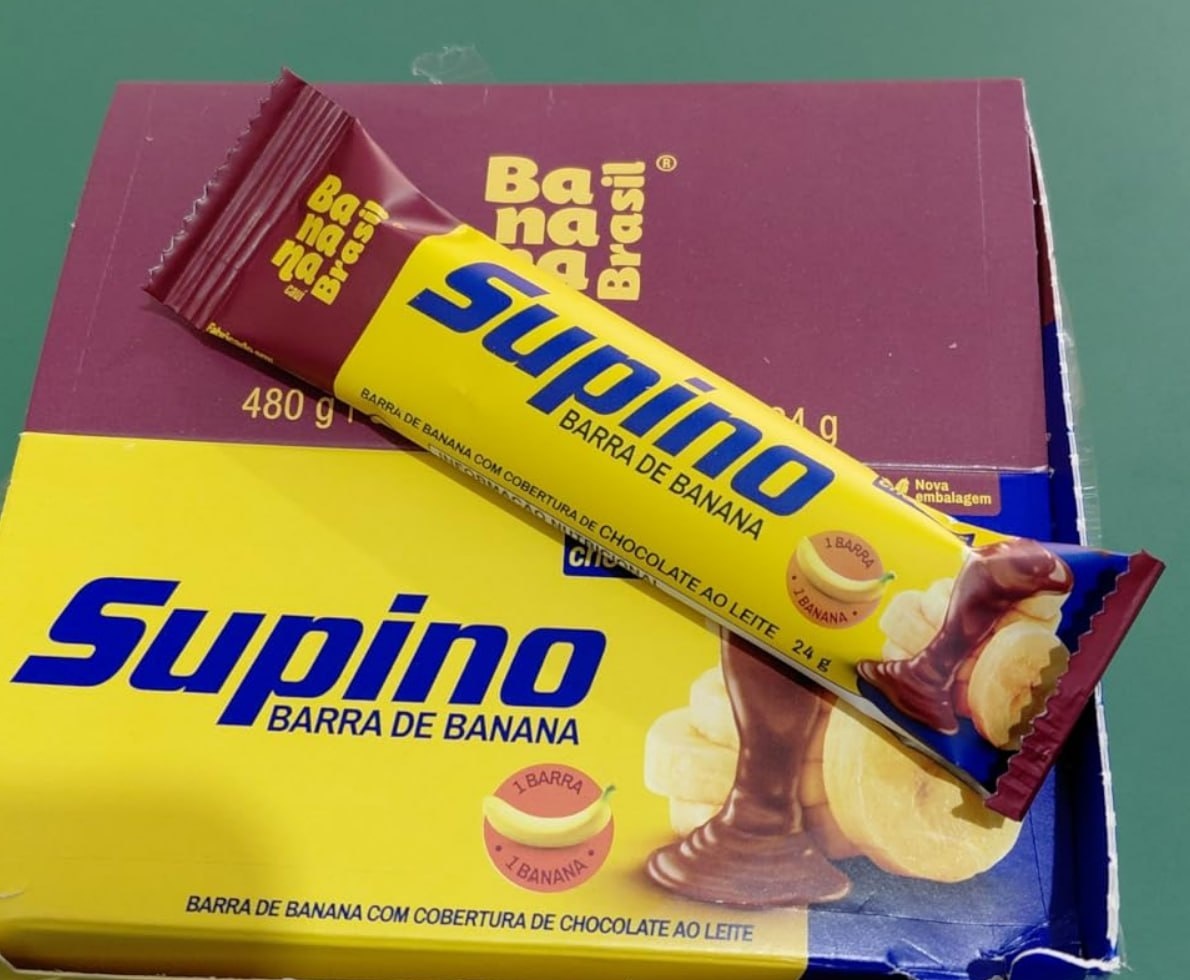 Barra Supino Original Ao Leite 20 Unidades Banana Brasil