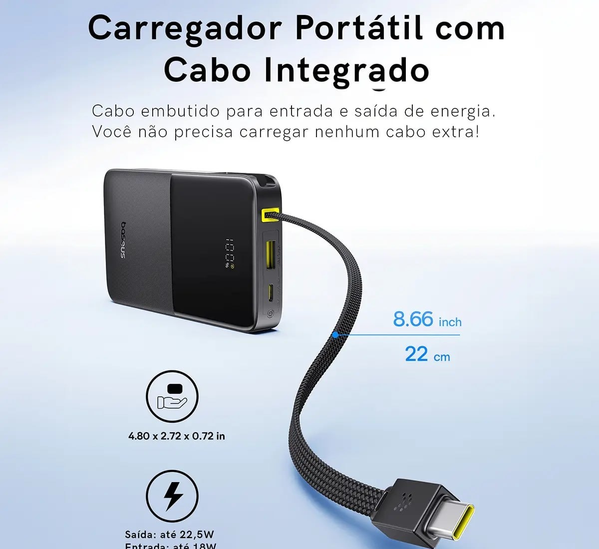 Power Bank Baseus Turbo Bipow2 Pro 20000mAh 22.5W