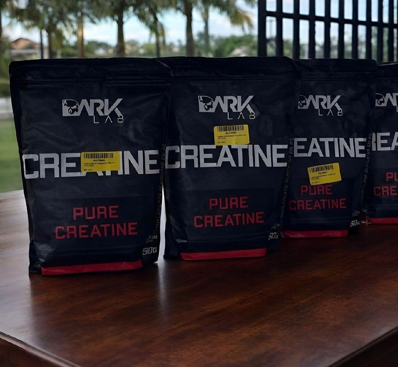 3x Creatina Monohidratada Pura 500g Dark Lab