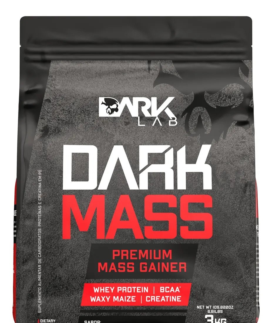 Suplemento em pó Dark Lab Carboidratos Dark Mass 3kg sabor Biscoitos x 3kg