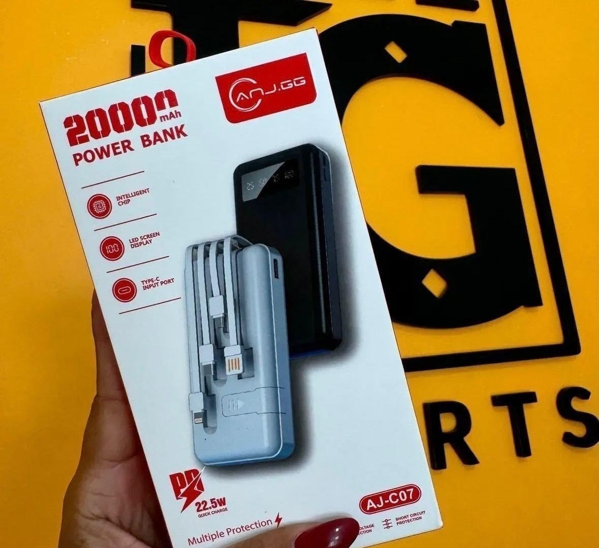 Carregador Portátil Power Bank Turbo 20000mAh Hardline