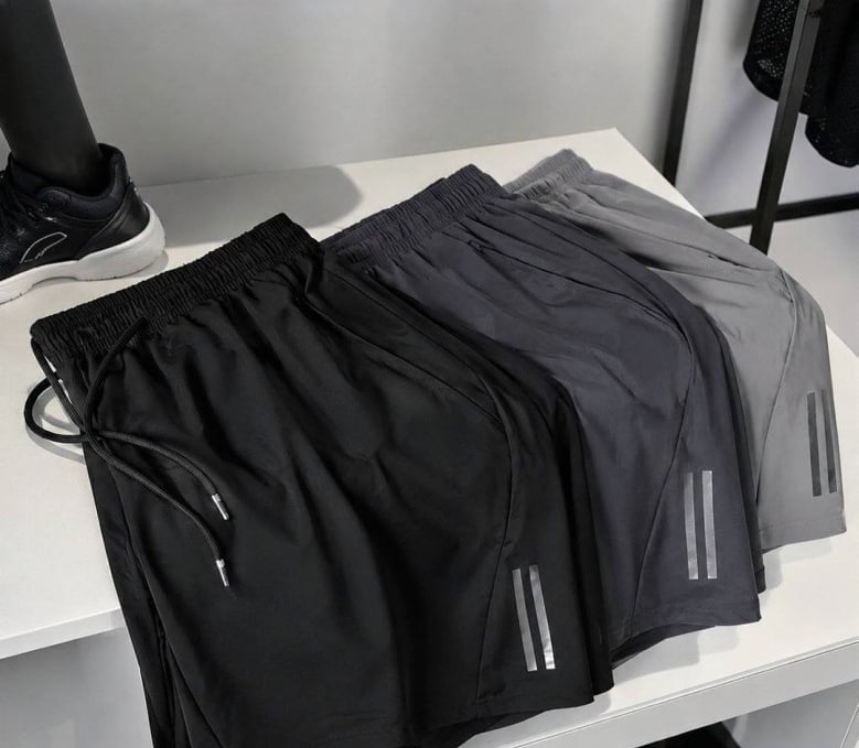 Kit com 3 Bermudas Dry Fit
