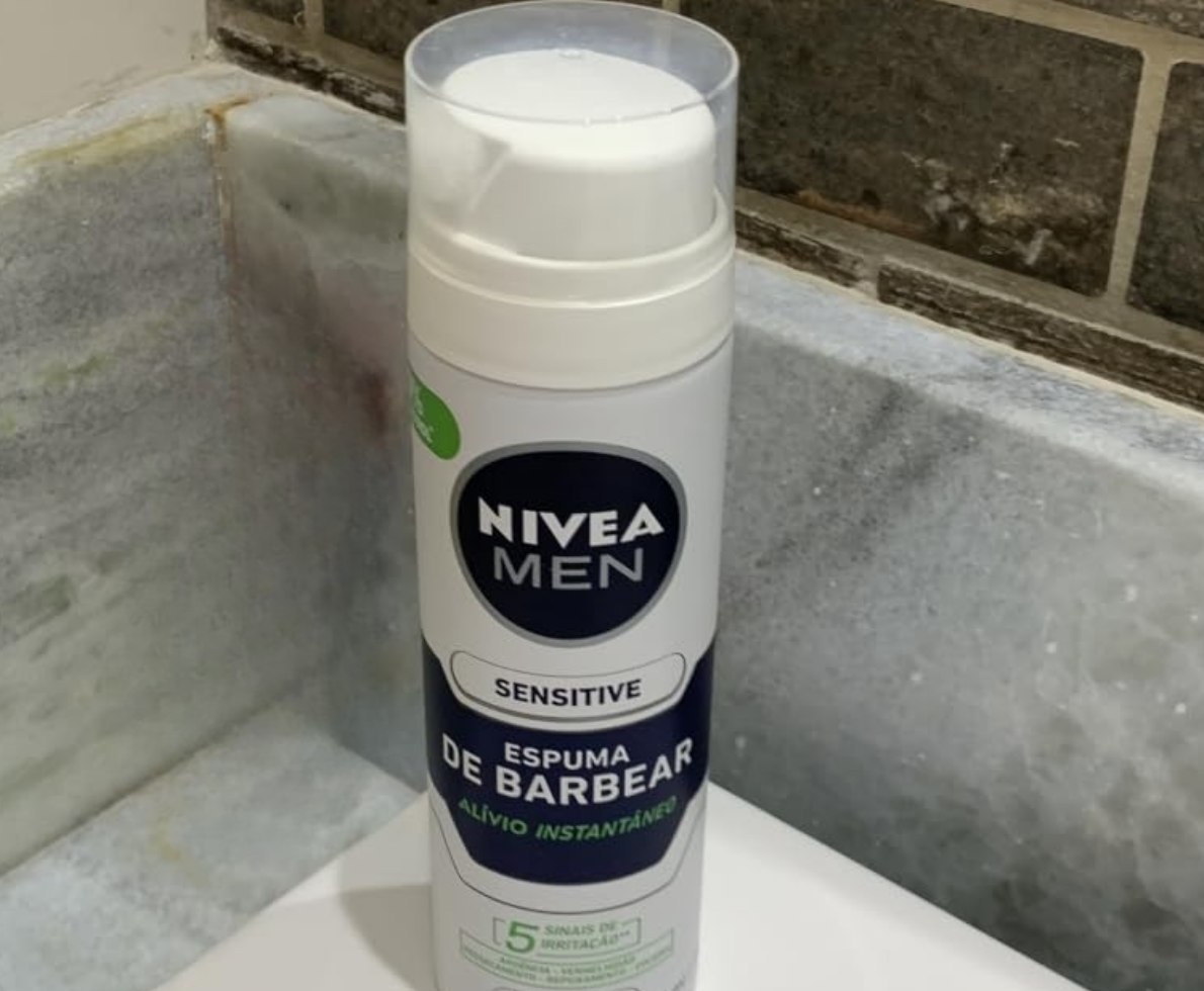 NIVEA MEN Espuma de Barbear Sensitive 200mL