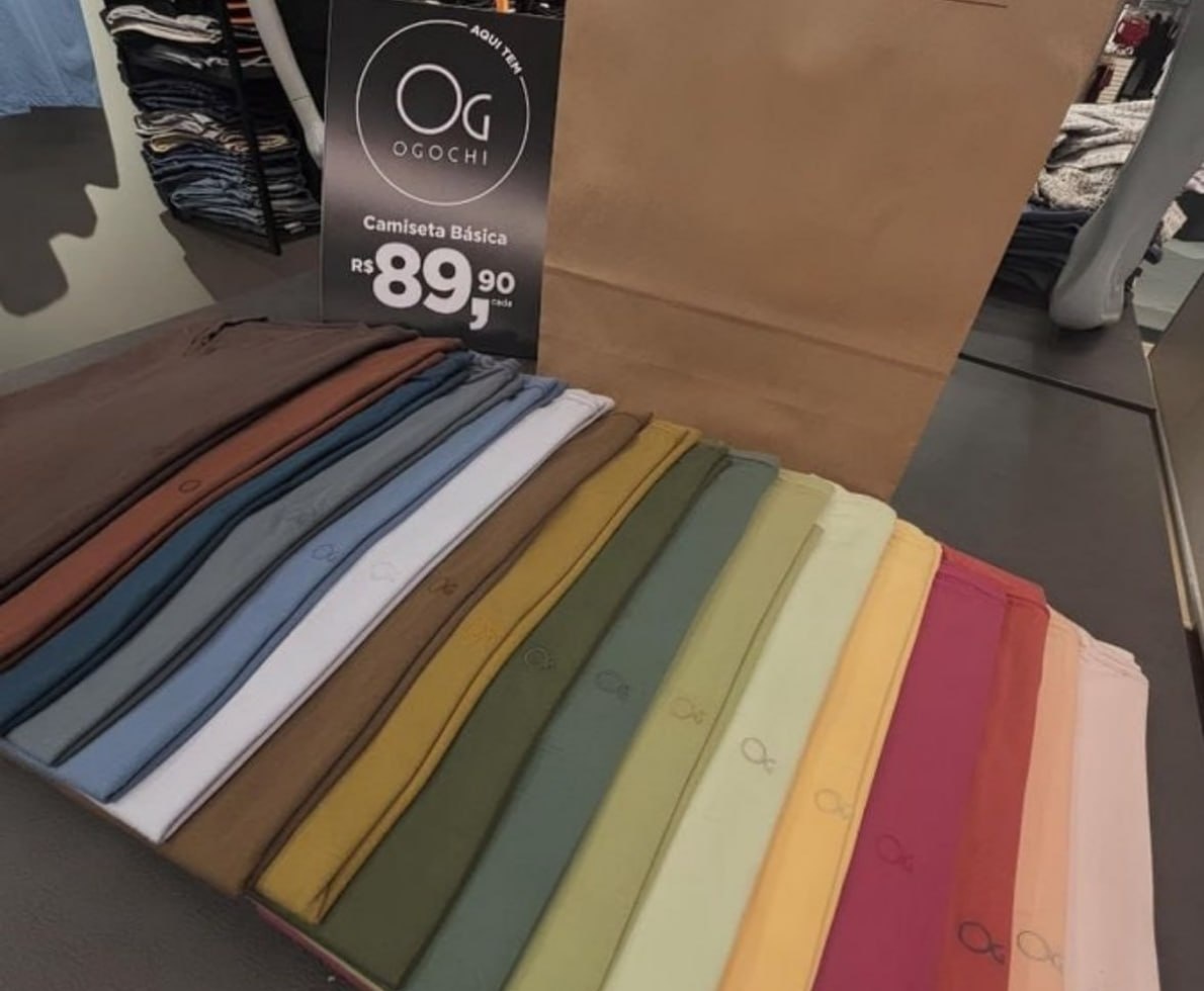 Camiseta Básica Slim Ogochi