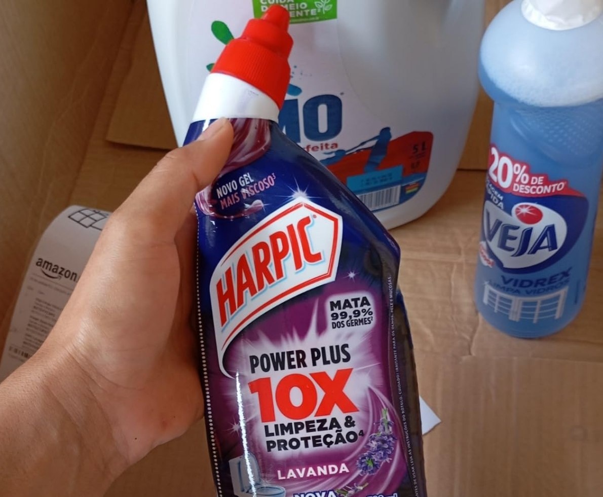 Harpic Power Plus Desinfetante Sanitário em Gel Lavanda 500ml