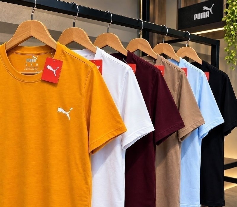 Camiseta Ess Small Puma Logo Poly Tee