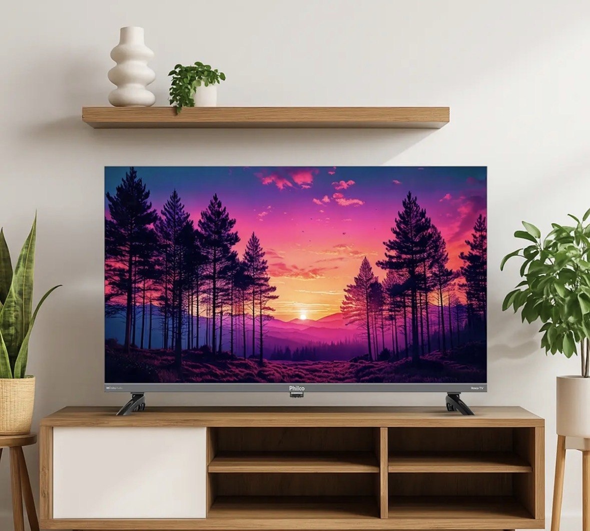 Smart Tv 43 Philco P43vik Roku Led Dolby Audio Wi-fi Hdmi Hdr Full Hd 110220v