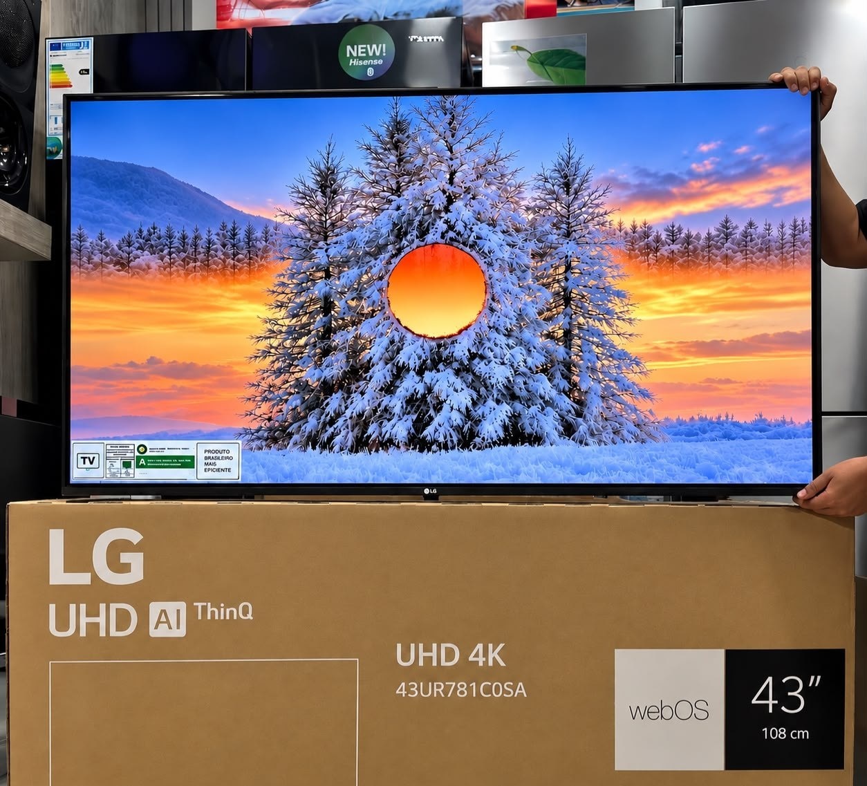 Smart TV 4K 43 LG NANO UHD AI NU850 2026 HDR10