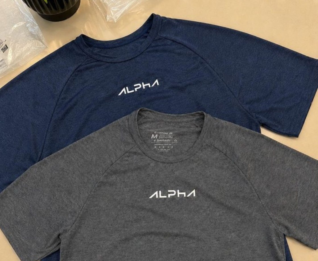 Kit c 2 Camisetas New Fluid Dry Alpha