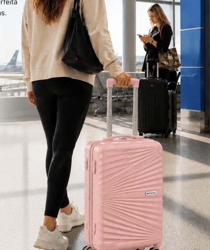 Mala Mao Extensor 10kg Aviao Aeroporto Giratoria