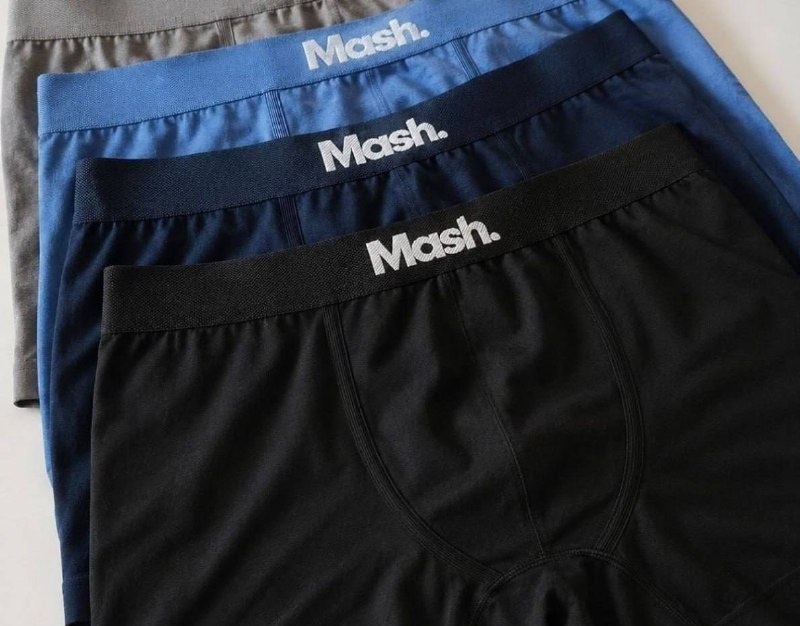 Kit 4 Cuecas Boxer Microfibra Mash Box Sem Costura