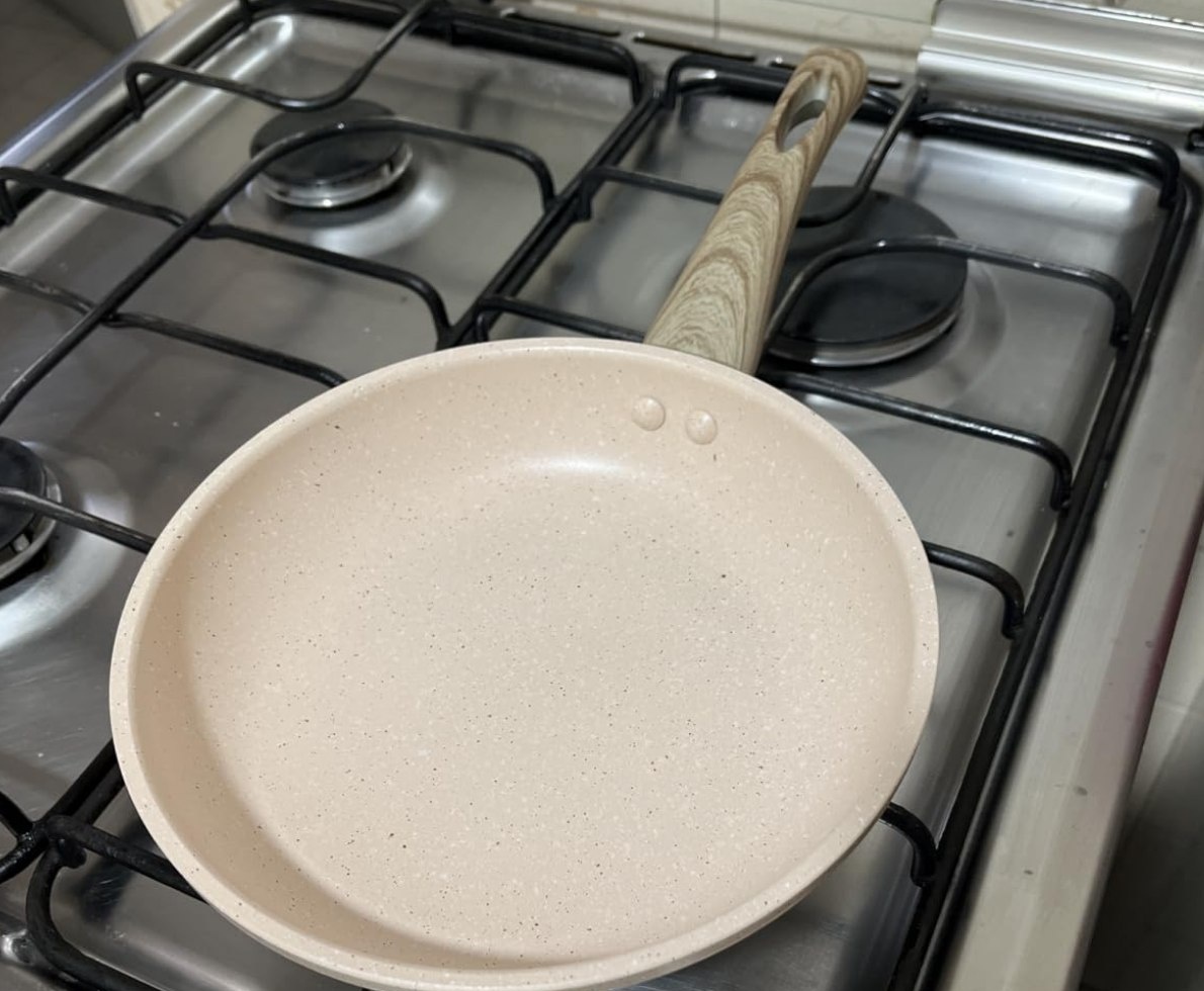 Frigideira de Indução LYOR Cerâmico Granilite Bege 20cm