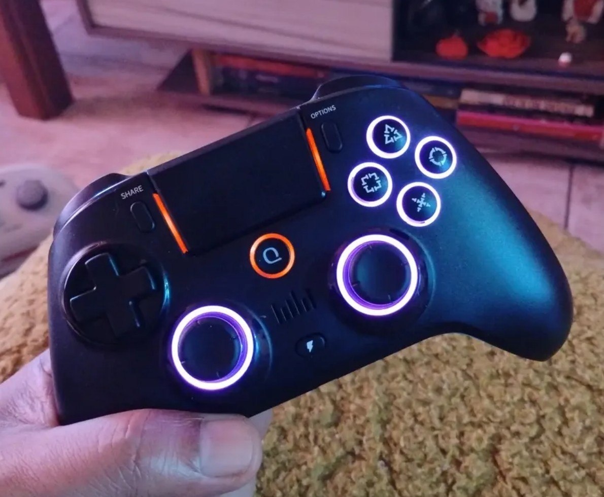 Controle Sem Fio Para PS4PS3PC Efeito Hall Gamepad