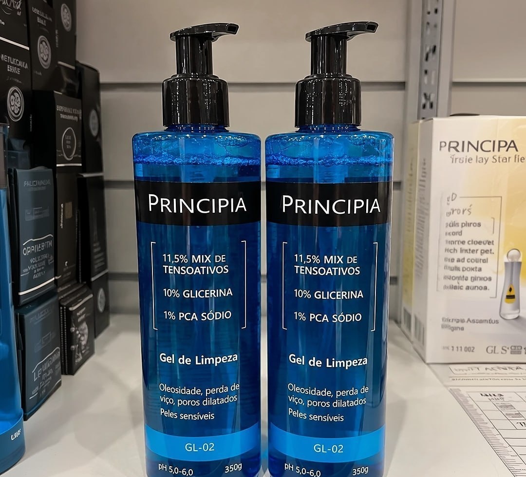 Kit com 2 Gel de Limpeza Facial Principia Gl-01 350g