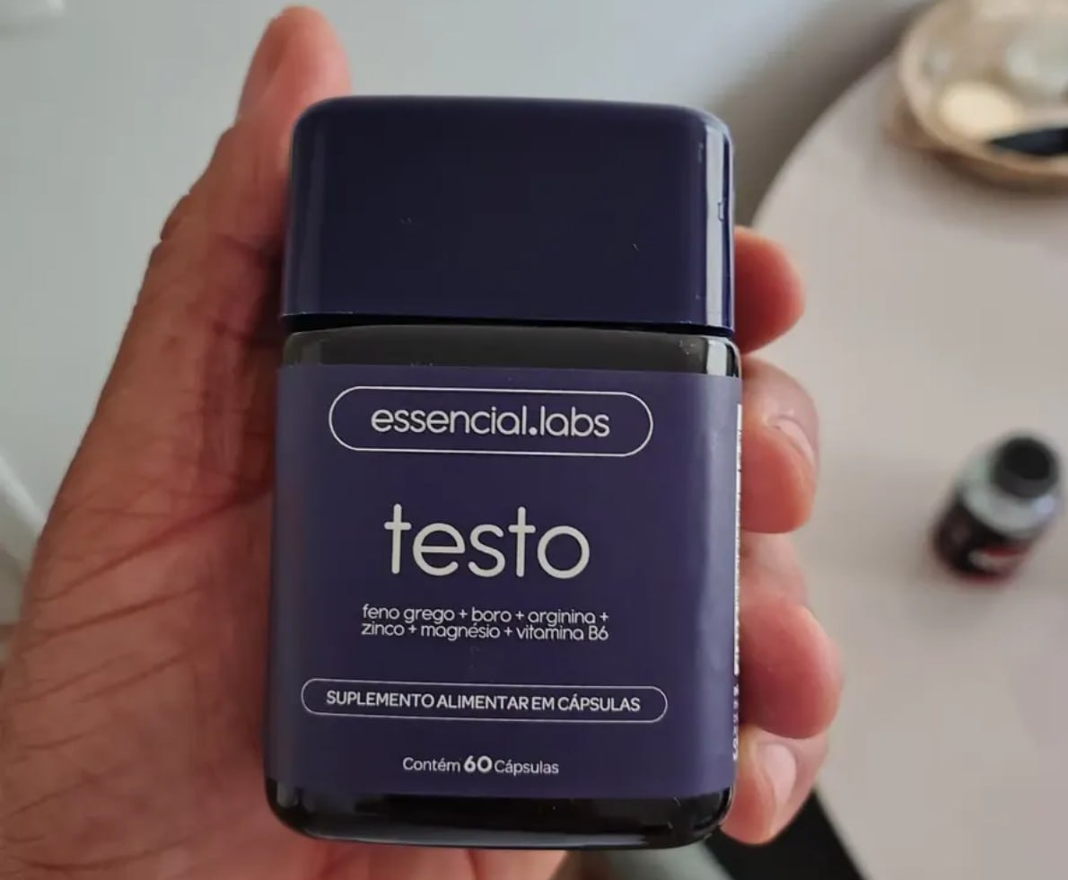 Testo Essencial Precursor da Testosterona - 60 Cápsulas