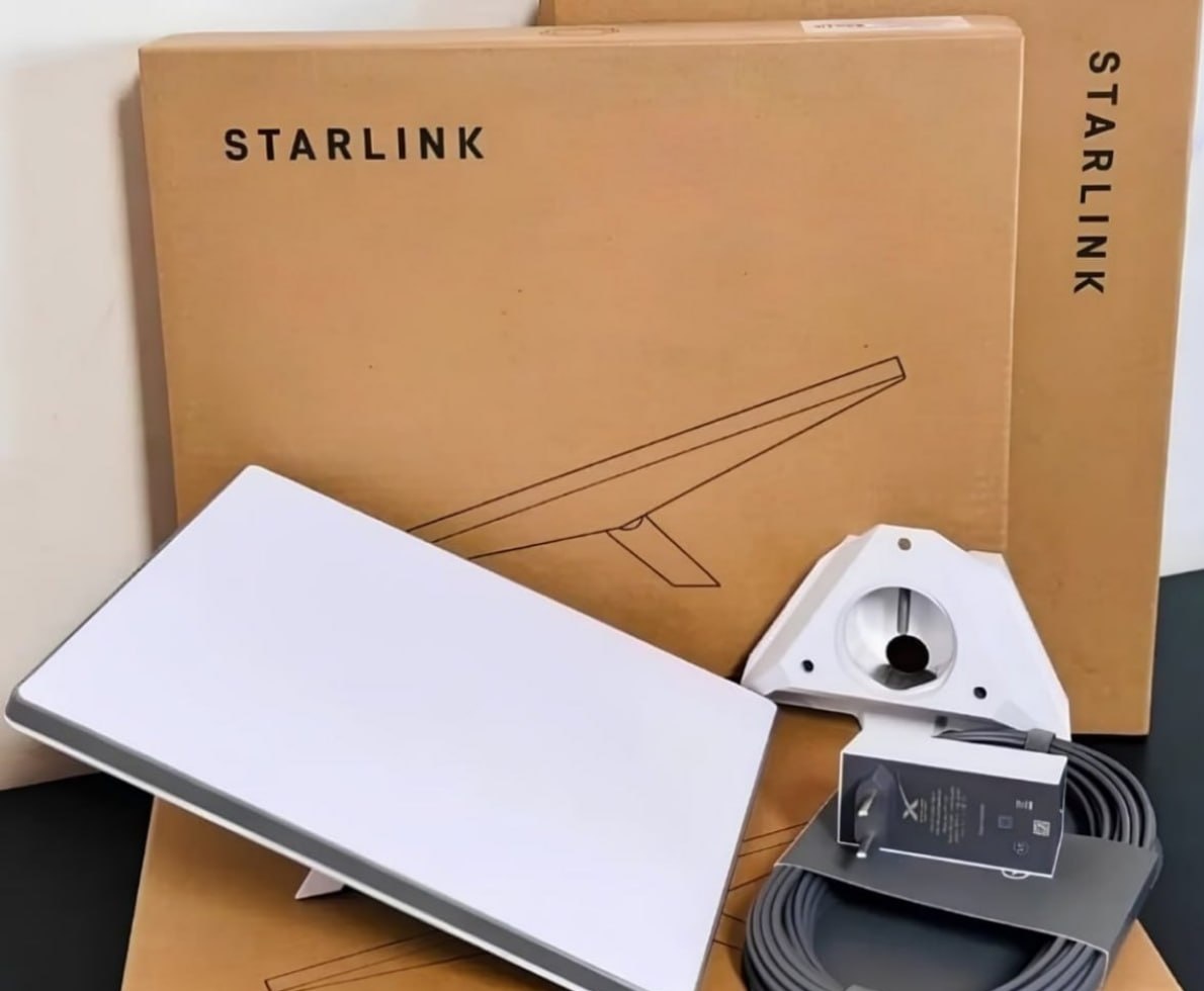 Antena de Internet via Satélite Kit Starlink Mini