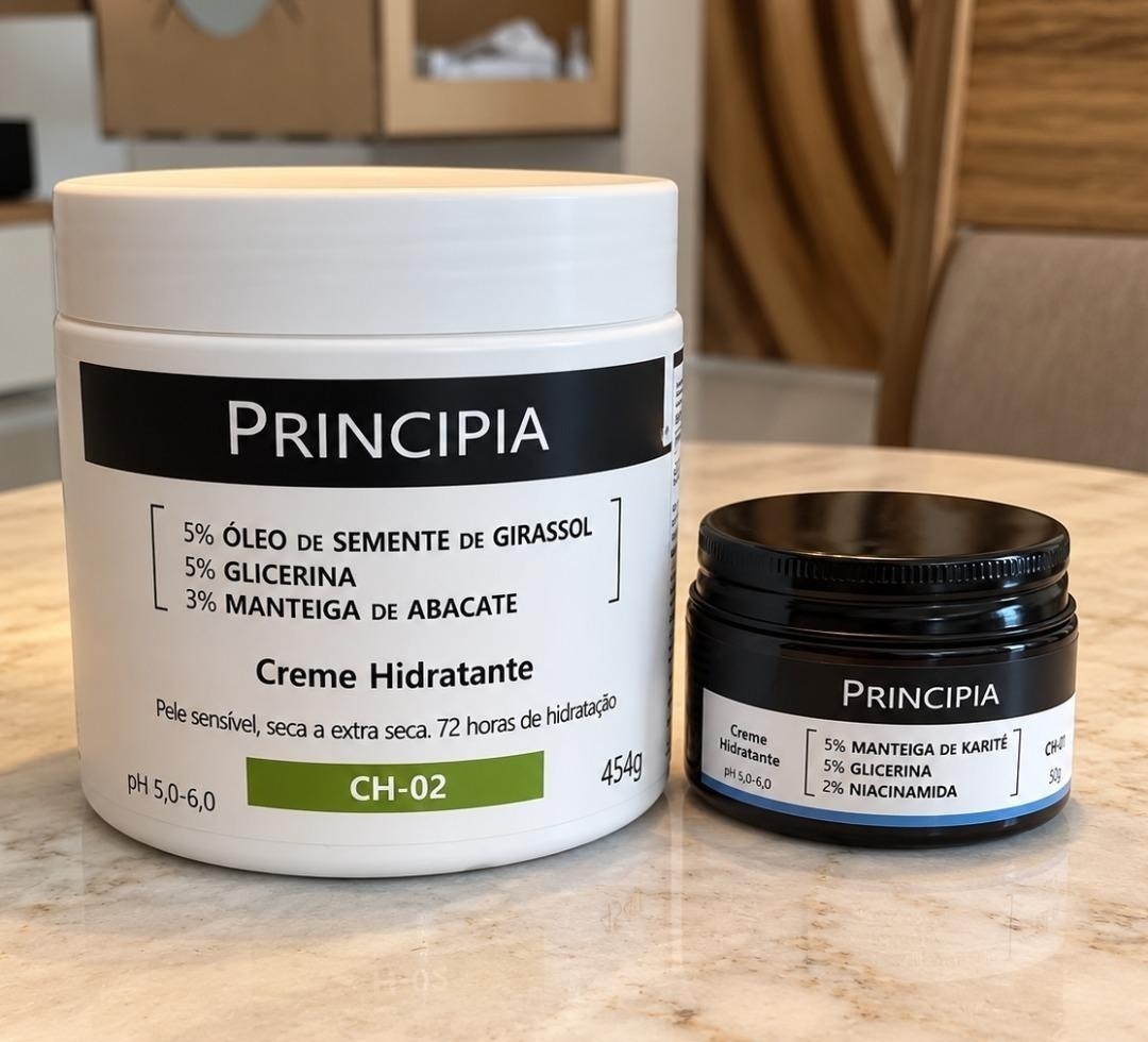 Principia Kit Cremes Hidratantes Rosto e Corpo CH-01  CH-02