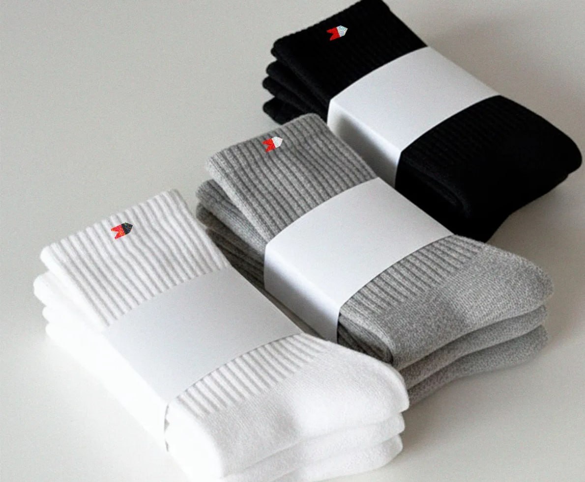 Kit 15 Pares Meias Sport Algodão Cano Médio Sandrini