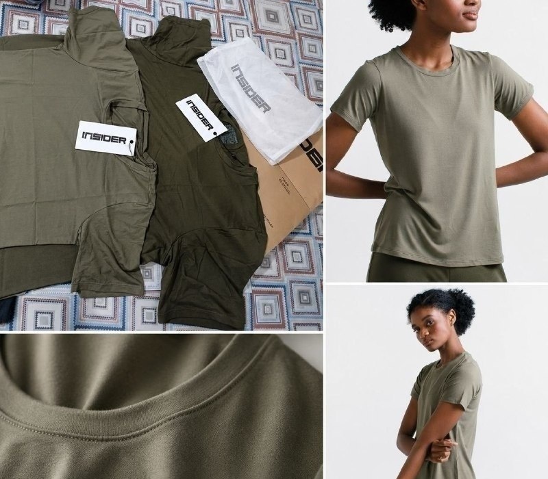 Daily T-shirt Insider Feminina 3 cores