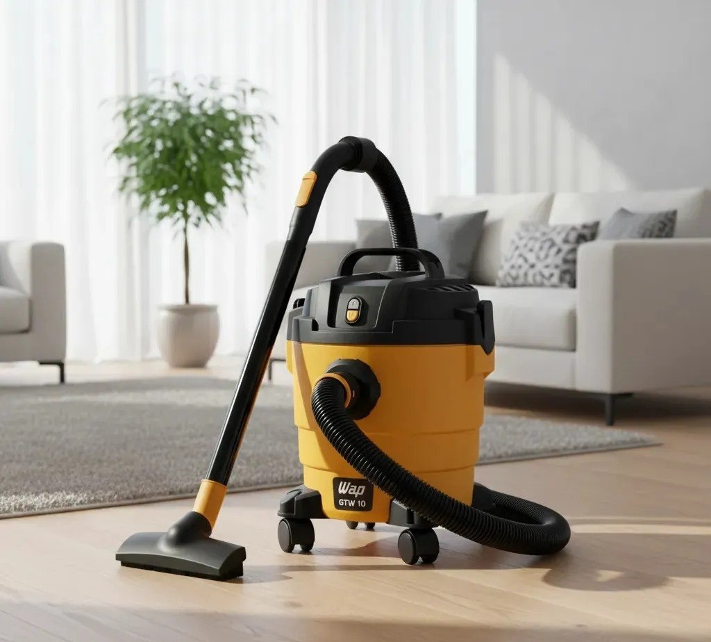 Aspirador De Pó e Água Wap Gtw 10 Compacto 1400w 10 Litros Amarelo