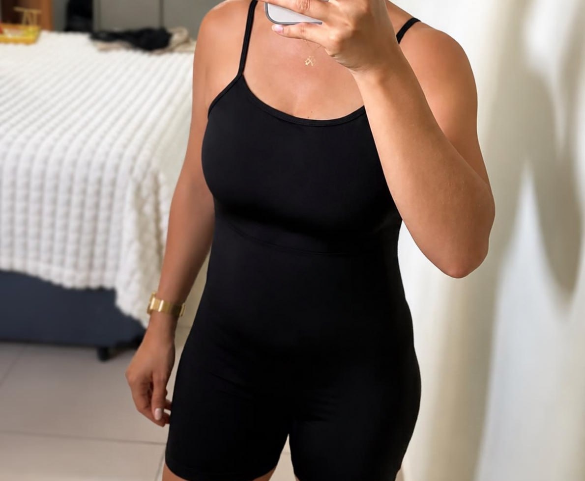 Macaquinho Fitness Zero Transparência