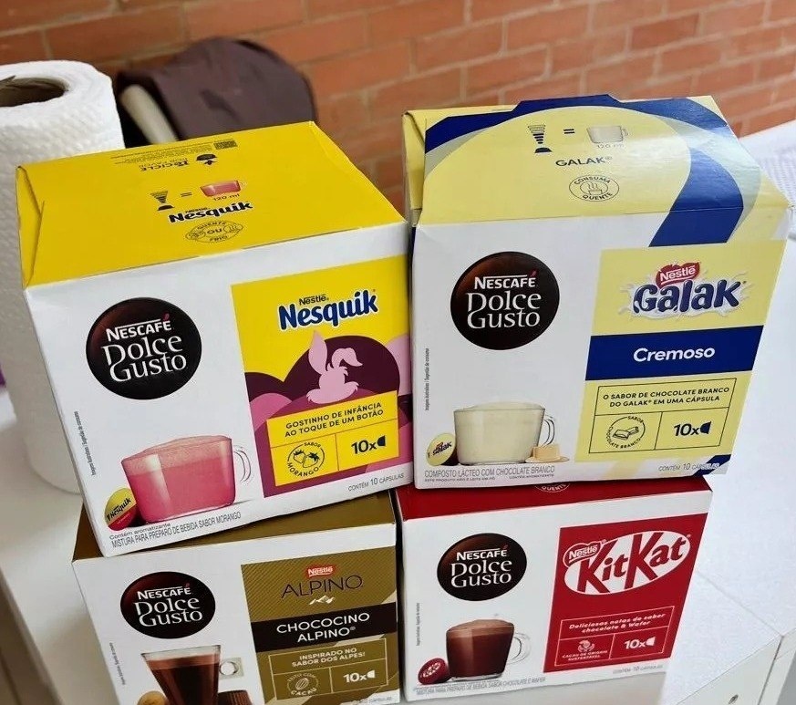Kit Chocolates Dolce Gusto 40 cápsulas - KitKat, Alpino, Galak e Nesquik