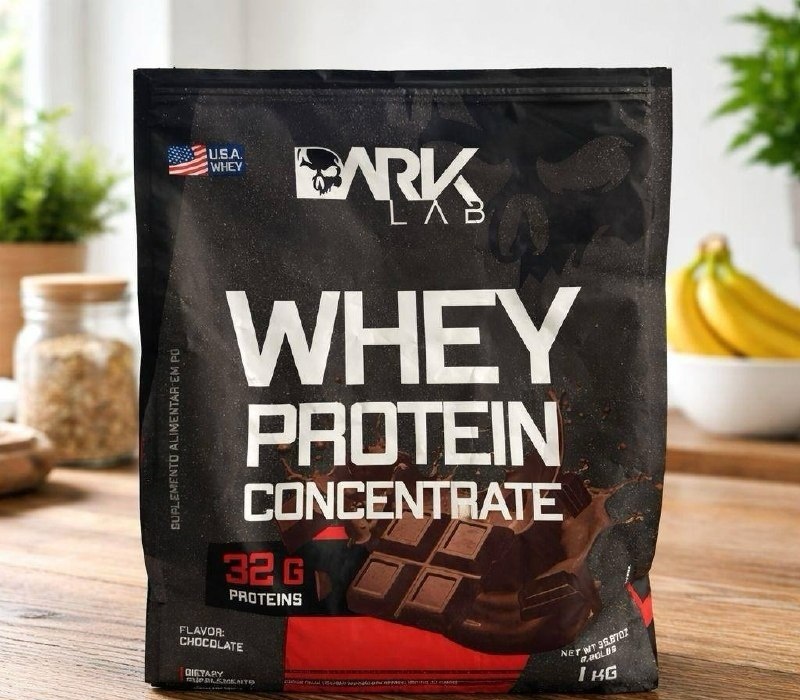 Whey Protein Concentrado 1kg Chocolate Dark Lab