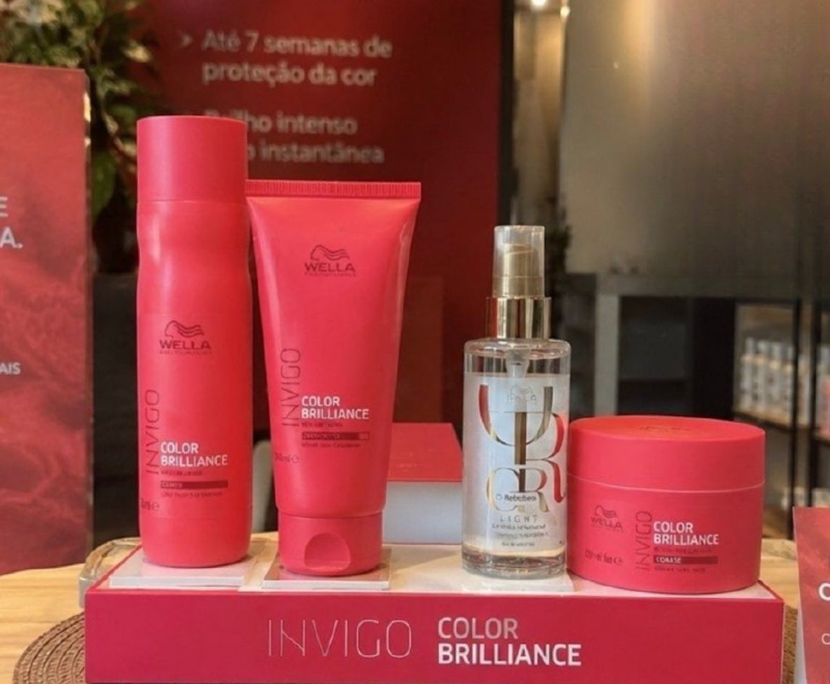 Kit Wella Color Brilliance Completo Trio  Óleo Light 100ml