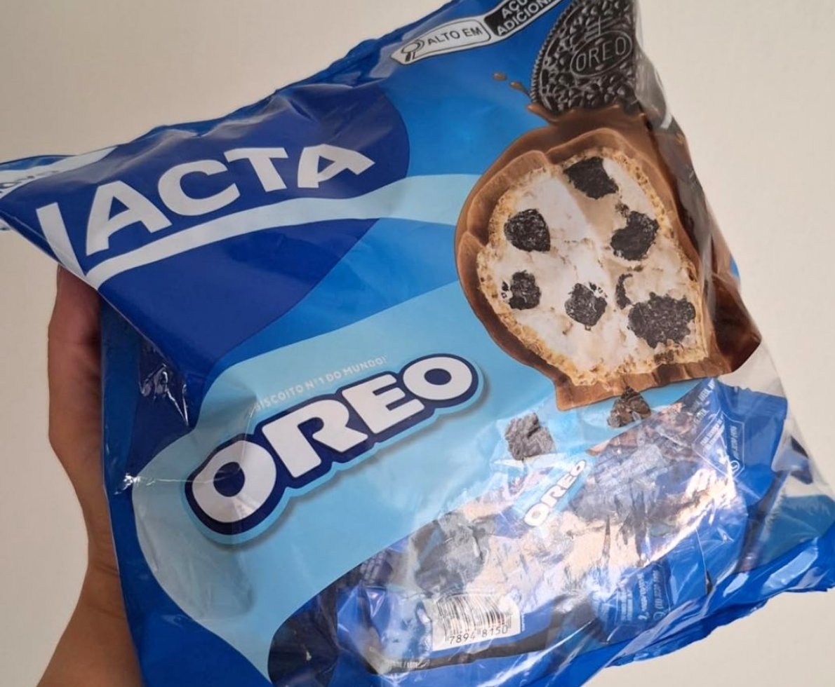 Bombom Lacta com Recheio de Oreo - Pacote 540g