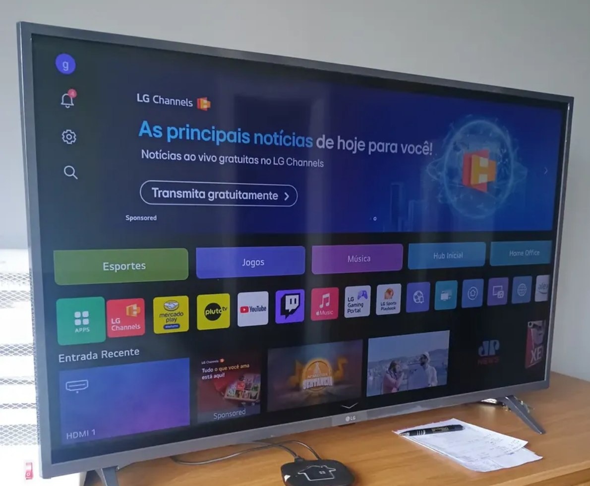 Smart TV LG 43Full HD, Processador A5 Ger6, AI, Alexa e webOS 23