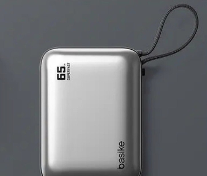 Power Bank Basike 20000mAh para Notebook e Celular com Cabo USB-C 65W