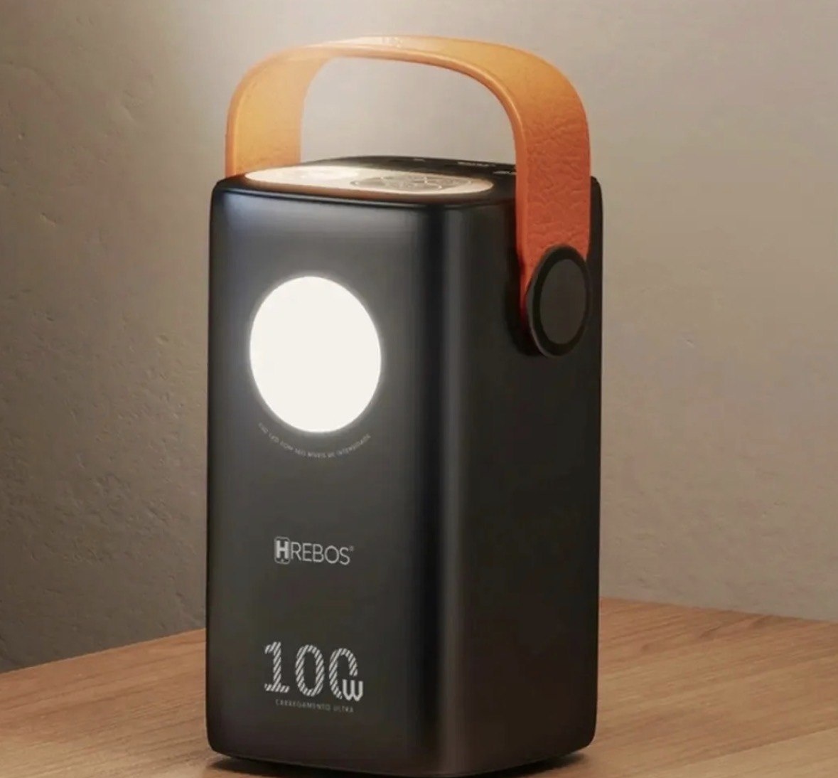 Power Bank Hrebos 60.000mah 100w Pb-997 Para - Starlink Mini Preto