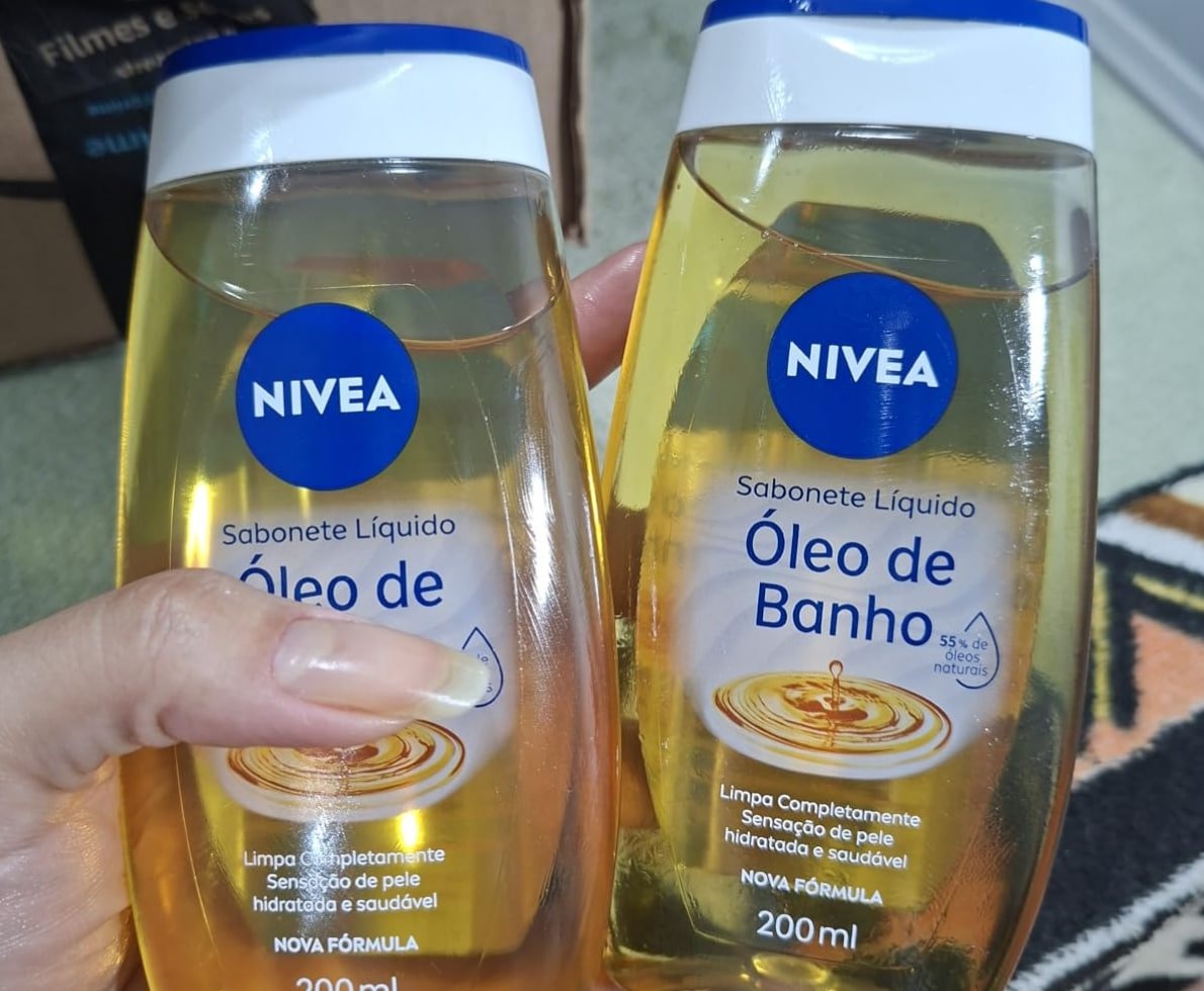 NIVEA Sabonete Líquido Óleo de Banho 200ml - 2 unidades