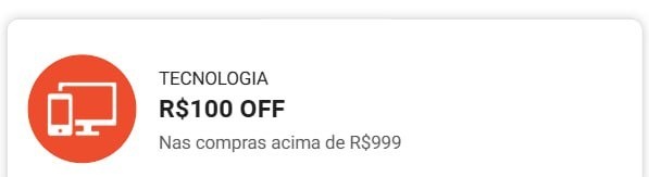 R100 OFF em R999