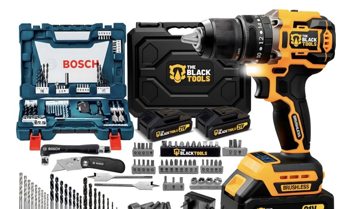 Parafusadeira Furadeira Impacto Brushless  Kit Bosch 68 Pçs