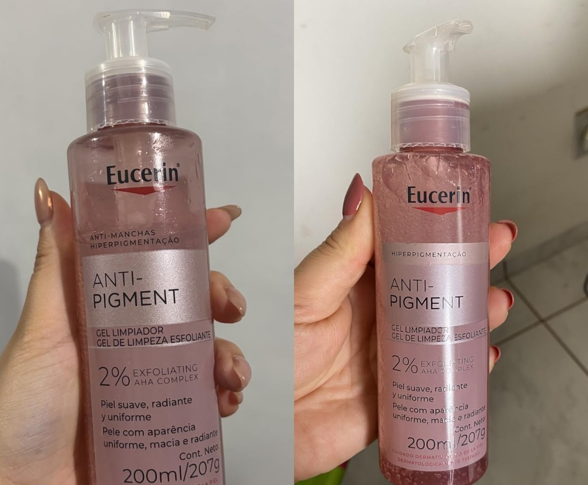 Gel de Limpeza Facial e Corporal Eucerin Anti-Pigment Esfoliação Suave 200ml
