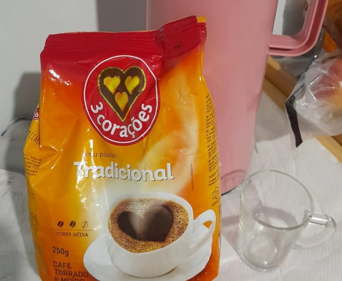 3 Corações Café Torrado e Moído Tradicional 250g