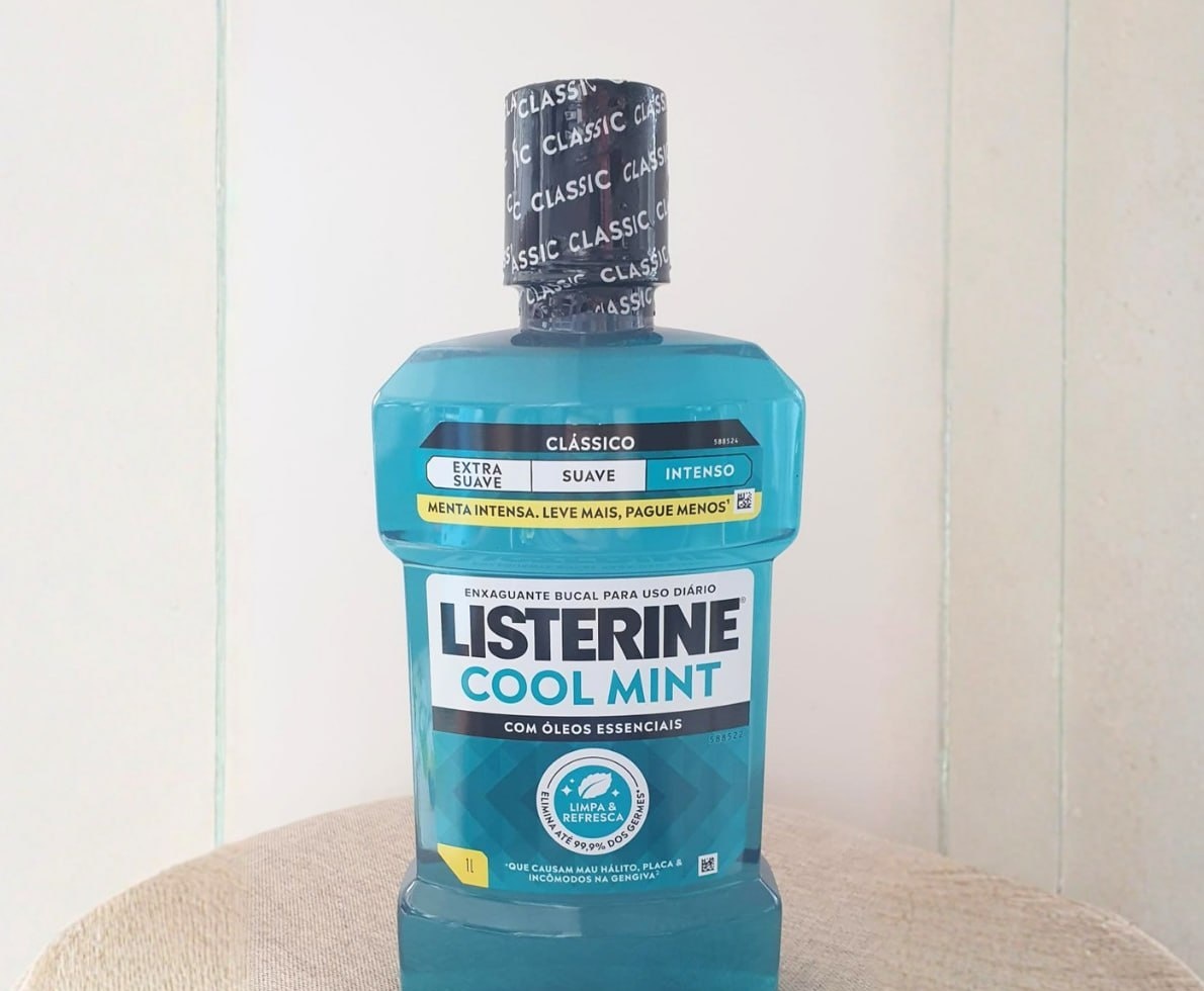 Listerine Enxaguante Bucal Cool Mint Menta 1L