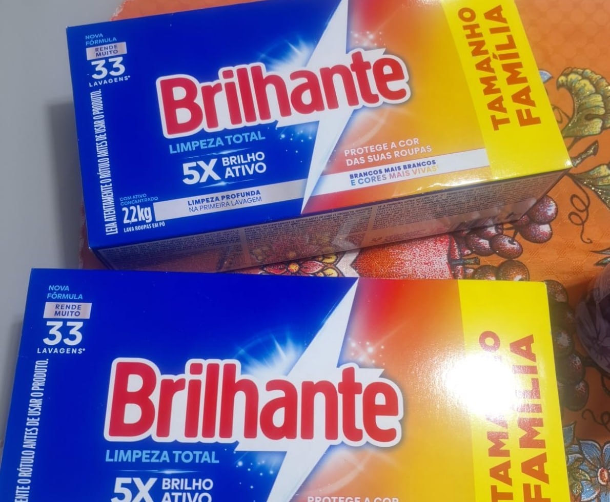 Brilhante Limpeza Total Sabão Em Pó 2,2Kg