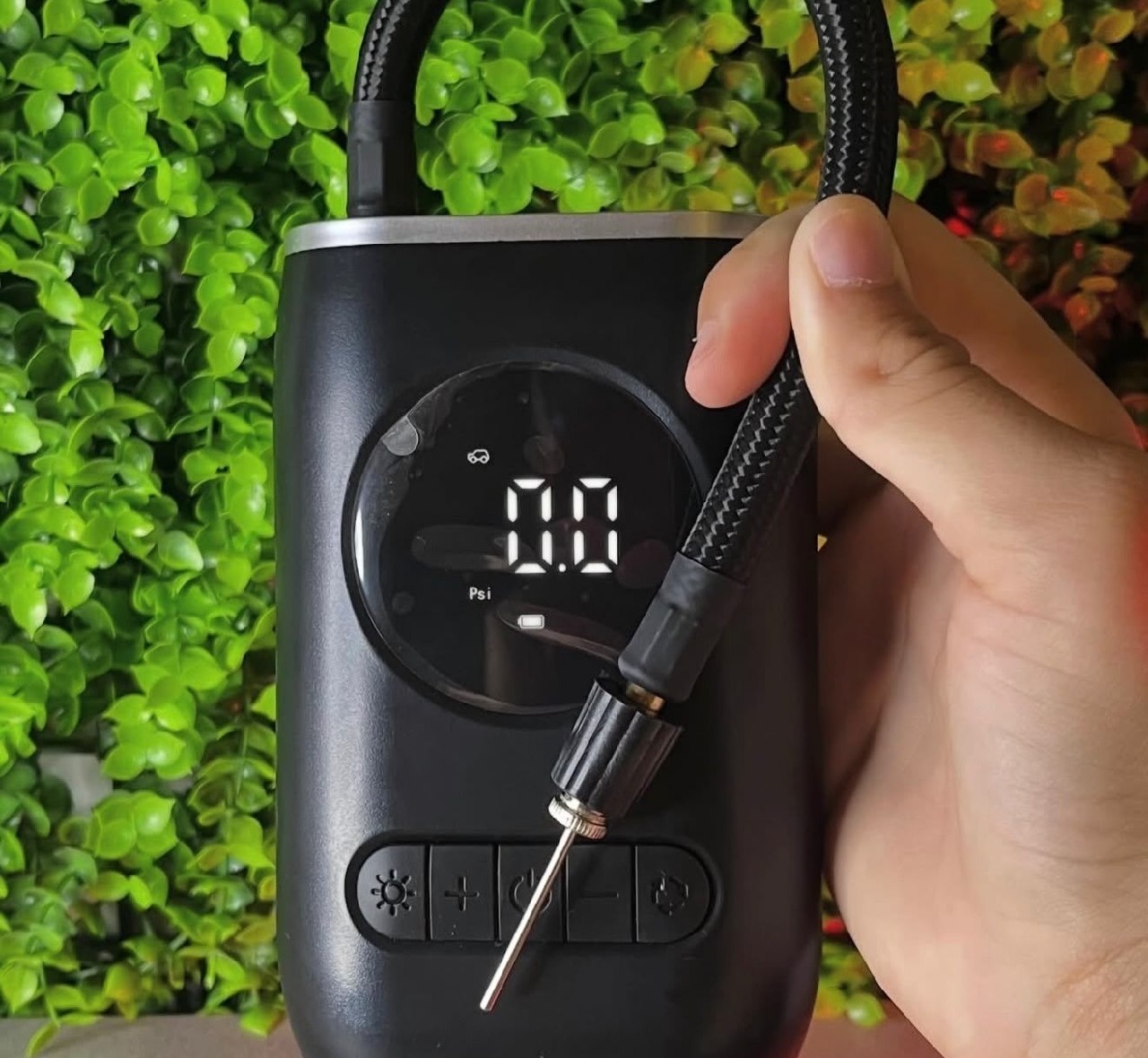 Compressor de Ar Digital Mini Portátil Recarregável
