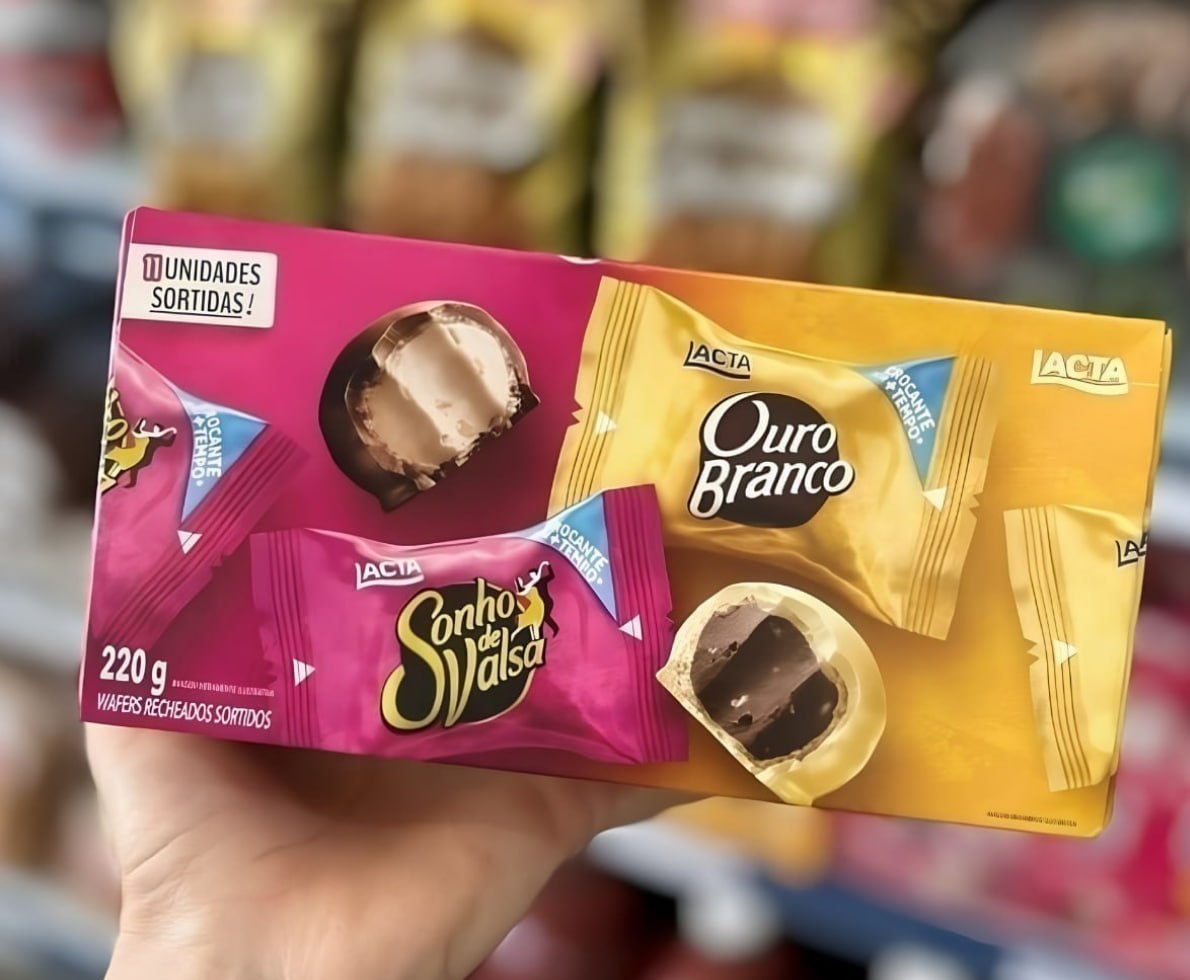 Caixa Sonho de Valsa e Ouro Branco Sortidos 220g
