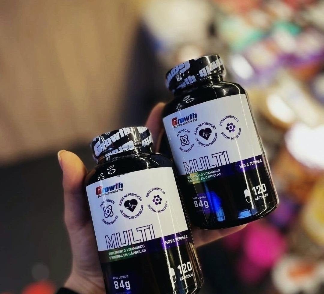 Multivitamínico 120 Cápsulas Growth Supplements