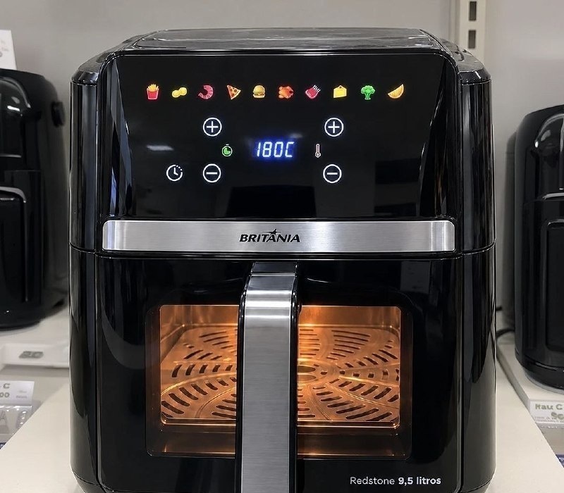 Air Fryer Britânia 9,5L Digital 1800W BAF95A